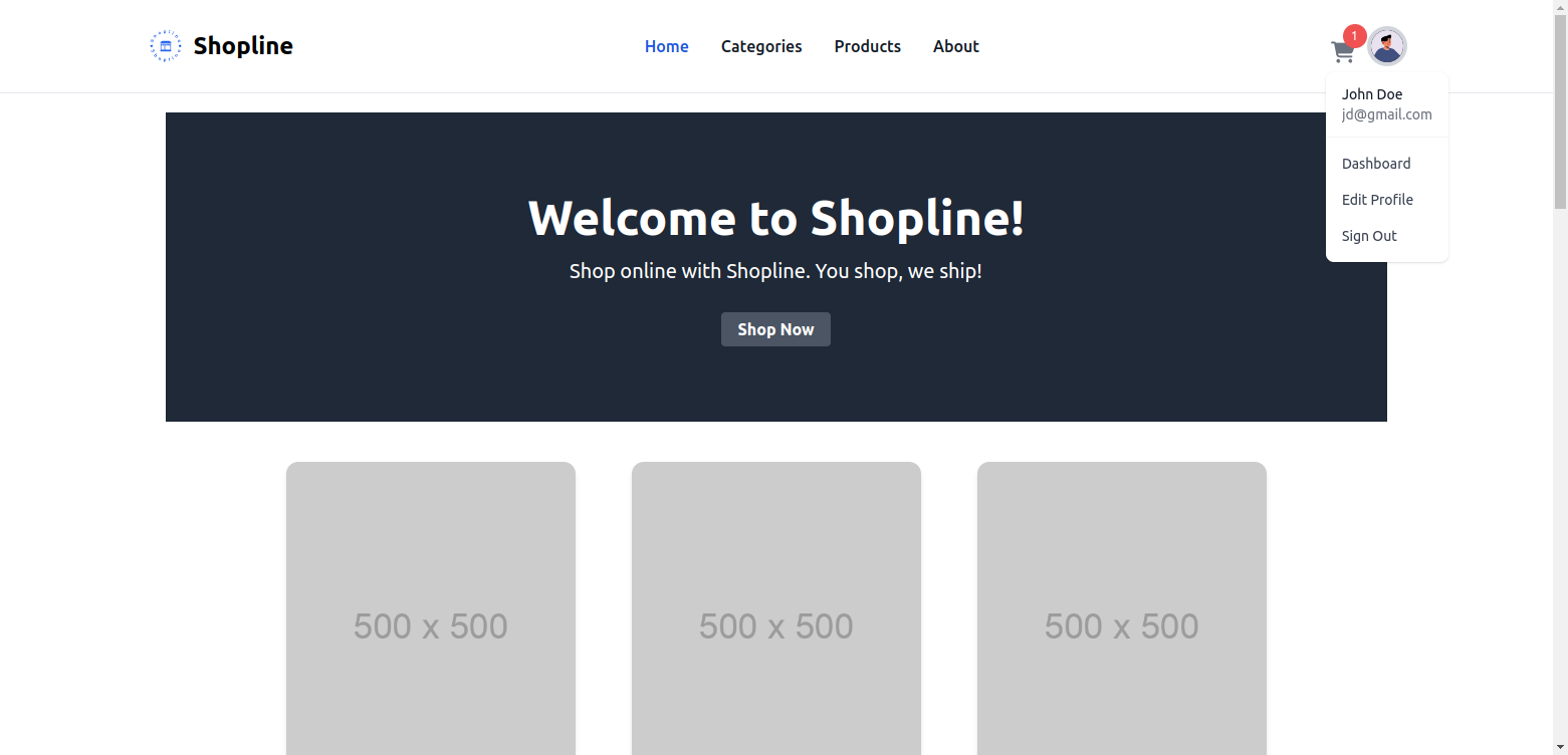 Shopline UI